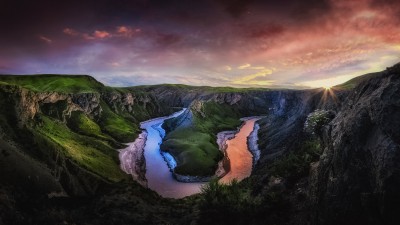 رودخانه-صخره-منظره-طبیعت
